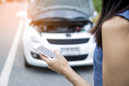 A woman tries to sell her non-running car online